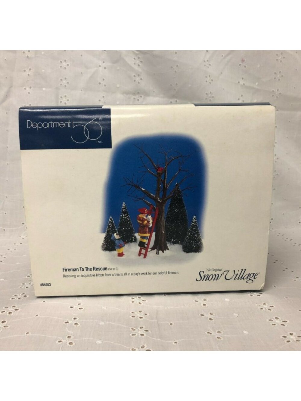 Dept 56 Snow Village - Fireman to the Rescue